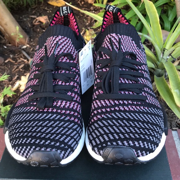 Adidas Mens NMD_R1 STLT PK Sneakers - Picture 2 of 4